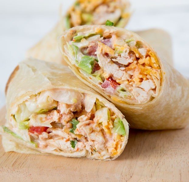 Southwestern Chicken Wraps